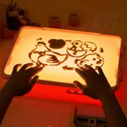Light Table For Kids-Sand Painting Light Box Sand Art Light Table Toys For Boys And Girls PK