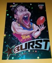 2017 AFL Select Footy Stars GREEN Starburst SB5 BRISBANE LIONS STEFAN MARTIN