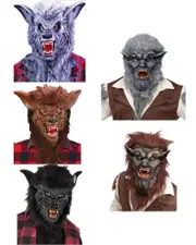 Deluxe Werewolf Wolf Man Adult Mask