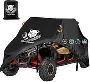 ClawCover 4-6 Seater XXXL UTV Covers Waterproof Outdoor,Heavy Duty Fadeless Oxford Cloth,All Weather Windproof Side by Side Cover for Polaris RZR Can-Am Yamaha Honda Kawasaki Suzuki,177" Lx66 W x72 H