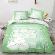 v1630 Bed Sheets New GeorgeNotFound Merch Ranboo Dream Bedding Set Boys Girls Twin Queen Size Duvet Cover Pillowcase Bed Kids Adult HomeTextiles 3-Pie