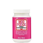 Mod Podge All-In-One Waterbased Sealer Glue & Finish 236ml Sparkle