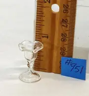 Dollhouse miniature 1/12th scale hand blown glass vase #951