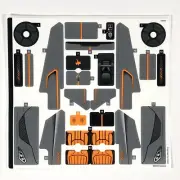 LEGO STICKER SHEET 42173 Koenigsegg Jesko Absolut Gray Hypercar Decals Technic