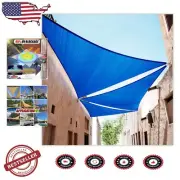 Commercial Quality 190 GSM Blue Sun Shade Sail - 3- Included