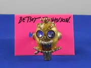 Betsey Johnson Goldtone Tzarina Princess Glitter Owl Stretch Ring $50