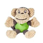 Cute Squeaky Monkey,Plush Dog Toys with Stuffed Animal, Funny Dog Toys Keep B...