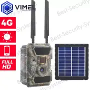 Trail Camera 4G Security Outdoor Solar Wild Life Farm Evidence Proof PIR