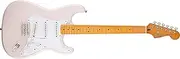 Squier Classic Vibe 50s Stratocaster Electric Guitar, with 2-Year Warranty, White Blonde, Maple Fingerboard