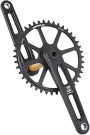 Bicycle Crankset, 170mm GXP Hollow Integrated Bicycle Crank 40/42/44/46/48/50T Round Aluminum Alloy Crankset Single Chainring Crank Arm Set for 7/8/9/10/11/12 Speed Road Bikes
