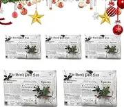 Newspaper Wrapping Paper Christmas - 5 Sheets Santa Craft Newsprint Wrapping Paper | 32x40 Inch Retro Newsprint Wrapping Paper Newspaper Art Paper for Wedding Birthday Parties Craft Decor