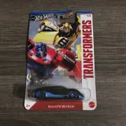 J ∞ Hot Wheels Silver Series ∞ 2024 Transformers Series ∞ Bugatti Veyron