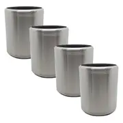 4PK Stainless Steel Stubby Holder Portable Camping Outdoors Party Drink Cooler