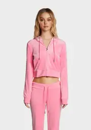 [JUICY COUTURE] Hot Hot OG Bling Velour Jacket