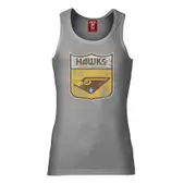 Hawthorn Hawks Mens Retro Logo Singlet