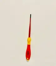Wiha Flat Head Screwdriver 3,5 x 100 Softfinish Slimfix 1000v Insulated
