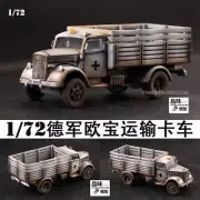 1/72 German Opel Transport Truck Winter Paint High Bar Version static Model