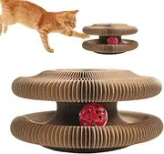 Cat Scratching Post, Cat Mat, Cat Scratching Post, Foldable Cat Scratching Post, Cardboard Cat Scratching Post, Cat Track, Interactive Cat Ball Track, Cat Scratching Post