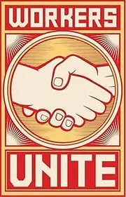 Zirni Workers Unite Handshake USSR Soviet Union Political Slogan Sticker Decal Design