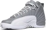 Big Kid's Jordan 12 Retro Stealth Stealth/White-Cool Grey (153265 015) - 4.5