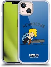 Head Case Designs Officially Licensed Peanuts Schroeder Characters Gel Case [Military Grade Protection] Compatible with Apple iPhone 13 and Compatible with MagSafe