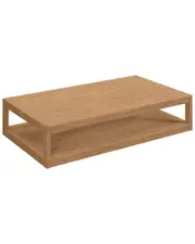 Modway Carlsbad Teak Wood Outdoor Patio Coffee Table