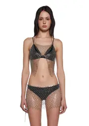[DARKER WAVS] Ambient Chainmail Halter Top