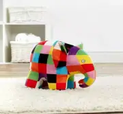 PLUSH SOFT TOY Classic ELMER THE PATCHWORK ELEPHANT 20cm