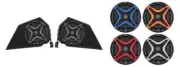 SSV Works Side Panel Speaker Pods With Blue Grilles For Polaris Slingshot 15-21