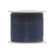 16 AWG Stranded Hook Up Wire, Blue, 100 ft, 0.0780" Dia, UL1429, 150V
