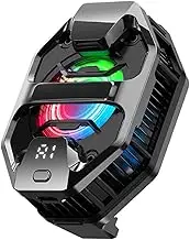 Cooling Fan for Phone - Phone Radiator - Semiconductor Portable Mobile Radiator with RGB LED for Tablet Game Vlog Outdoor Beach