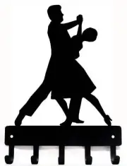 Ballroom Dancers Medal Hanger / Key Rack Made in USA