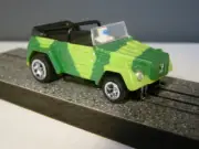 Aurora AFX VW THING with CHROME SLOTTED MAGS, SILICONE TIRES & NEO MAGNETS!