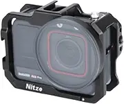 camera Cage for Insta360 Ace Pro 2, Nitze Cage for Ace Pro/Ace, with 52mm Filter Adapter Ring