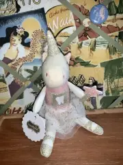 Precious Mud Pie Unicorn Tooth Fairy Pink One Size Plush