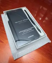 Brand New Samsung Galaxy Z Fold 3 5G, Leather Flip Cover With S Pen Black Case