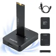 M.2 NVMe & SATA to USB C Docking Station Dual Protocol M.2 to USB C Adapter 1...