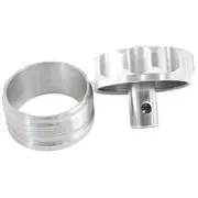 Aeroflow 2" Alum Weld Bung And Cap Raw With Roll Over Valve - AF460-32-RV
