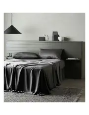 [Ettitude] Signature Sateen Flat Sheet in Slate