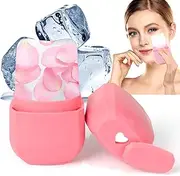 Ambesi Ice Roller for Face, Facial Massage Tools, Reusable Cube Mold, for Eyes and Neck to Brighten Skin & Enhance Glow / Tighten & Tone Skin & De-Puff The Eye Area
