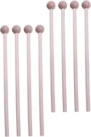 Yardwe 8Pcs Mallets for Percussion Instruments Creative Educational Hammer for Beginners Durable Hitting Tools for Hand Training and Parent Interaction