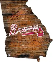 Fan Creations Atlanta Braves 12" Mini Roadmap State Sign