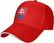 [Generic] Slovakia Hat Coat of arms of Slovakia Emblem Baseball Cap for Slovakian Decoration Trucker Hat