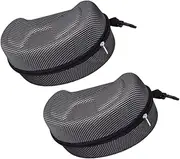 Gatuida 2pcs Large Hard Case For Ski Goggles And Motorcycle Glasses Protective Box For Snowboarding And Sports Sports Eyeglass Cases Hard Eyewear Cases Zipper Case