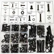 240PCS Hex Head Nut and Bolt M4 M5 M6 M8 M10 Kit Tools Washer Assortment Box AU