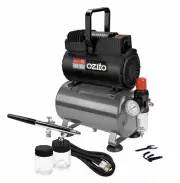 Ozito 3L 105W Airbrush + Mini Compressor Kit