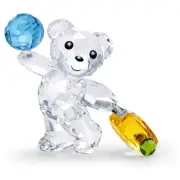 NIB Swarovski Crystal Figurine, Kris Bear-I travel the World #5688515