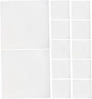 SHOWERORO Silicone Dehydrator Sheets 12pcs Non-stick Food Dryer Mats Safe Easy to Clean for Fruits Veggies