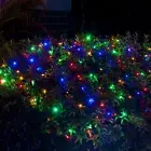 Christmas Lights 150 LEDs Solar String Net Multi Color Outdoor Garden 2.5x1.3M