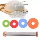 Stainless Steel Non-Stick Mat Dough Roller Bakeware Rolling Pin Baking Tools